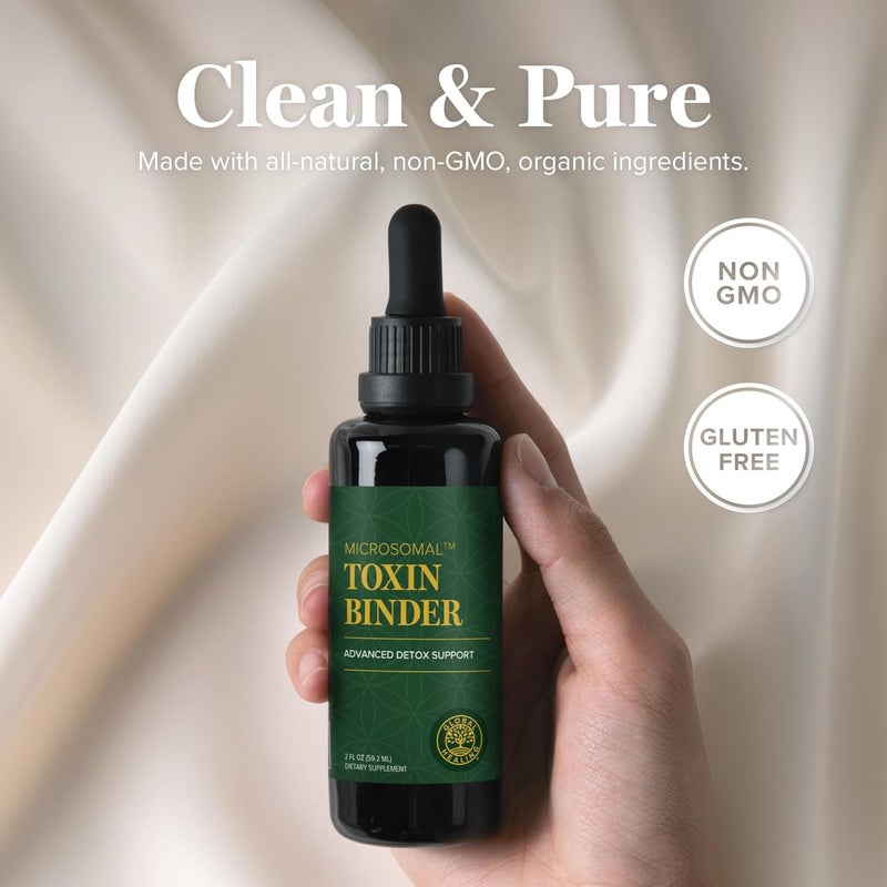 Global Healing Center  MicroSomal Toxin Binder  Detox Support  2 Fl Oz - Image 4