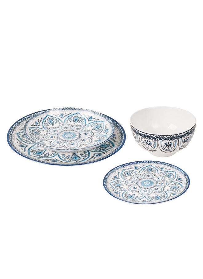 Dove - 16-Piece Porcelain Dinner Set Multicolour - Image 1