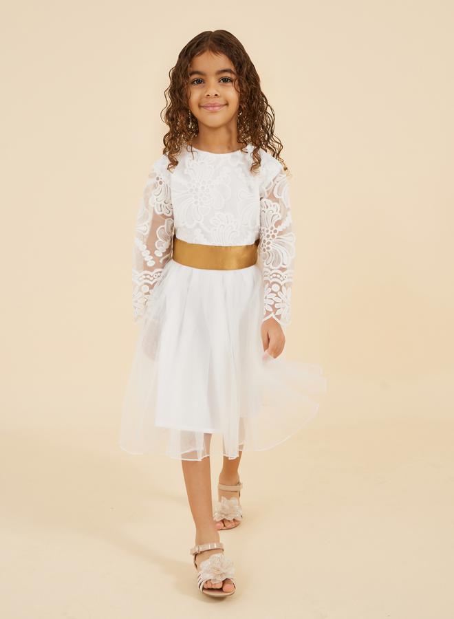 Styli Lace Bodice Dress  - Image 1
