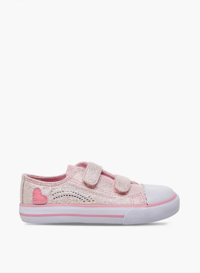 Flora Bella By Shoexpress Girls Hook & Loop Ankle Sneakers