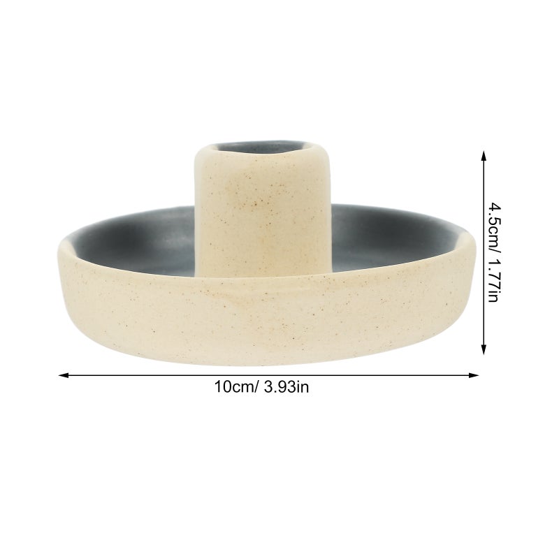 2pcs Ceramic Purifying Sage Incense Stick Holder Wood Stick Incense Burner Ceramic Incense Holder - Image 2