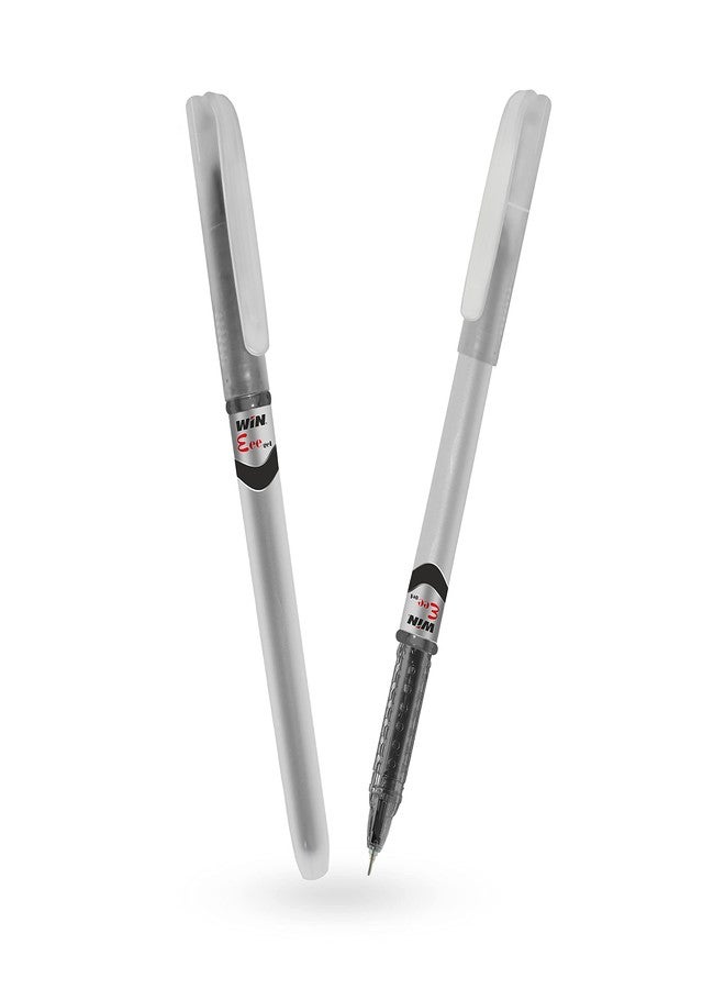 دبليو آي أن أقلام جل WINN Eee | ٢٠ قلم حبر أسود | حبر جل داكن | كتابة سلسة | أدوات مكتبية مدرسية ومكتبية | رأس ٠٫٧ مم لتدفق سلس للحبر | حبر مقاوم للماء | أقلام للطلاب - Image 1