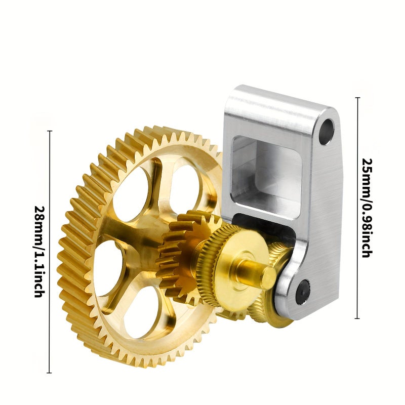 Upgraded Wear Resistant Hardened Steel All Metal Extruder Gear Perfect Fit for P1S P1P X1 X1C 3D Printers - Image 2