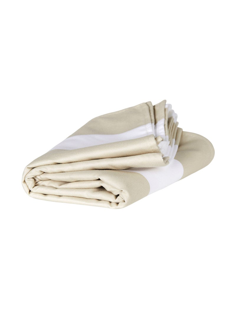 Dock & Bay Dock & Bay Beach Towel, Super Absorbent, Quick Dry, Sand Free, Compact & Lightweight, 100% Recycled Materials, Includes bag - Large (160x90cm) - BORA BORA BEIGE  - Image 3