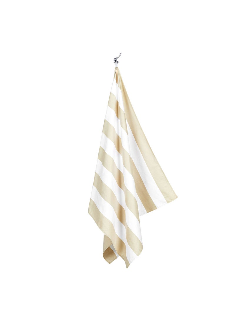 Dock & Bay Dock & Bay Beach Towel, Super Absorbent, Quick Dry, Sand Free, Compact & Lightweight, 100% Recycled Materials, Includes bag - Large (160x90cm) - BORA BORA BEIGE  - Image 4