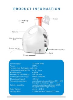 Generic Nebulizer Machine for Inhalation, Steam Device for Children and Adults, Home Use Medical Inhalation Device, Easy-to-Use Steam Machine for Kids and Adults, Steam Inhaler for Respiratory Care, Electric Corded Steam Device for Asthma and Respiratory Conditions, Large Steam Machine Ideal for Home Care and Hospitals, Portable Steam Machine for Children, Steam Device for Respiratory Therapy, Powerful Steam Cleaning Machine for Surface Cleaning and Disinfection, Inhalation Steam Machine, Effective Steam Device for Children’s Asthma Treatment, High-Performance Steam Machine for Inhalation and Breathing, Rechargeable Nebulizer, Nebulizer for Children and Adults.  - Image 2