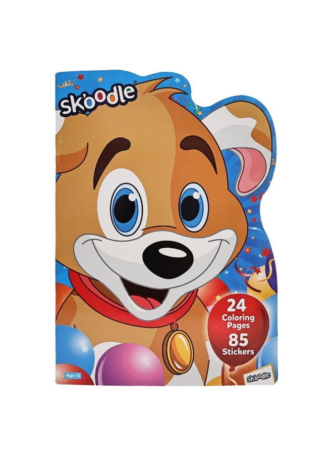 SKOODLE Coloring Book With Stickers | Art & Craft Kit | Mess Free Activity | Age 3+ - Image 1