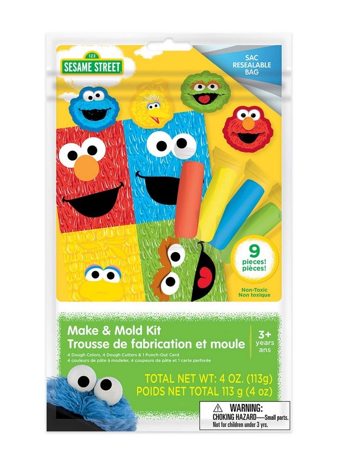 Leap Year Sesame Street Dough Activity Bags 12Pack Each Bag Includes 4 Packets Of 1Oz Dough 4 Dough Cutters And Character Punchout Sheet Fun Activity Kit For Kids Party Favors  - Image 4