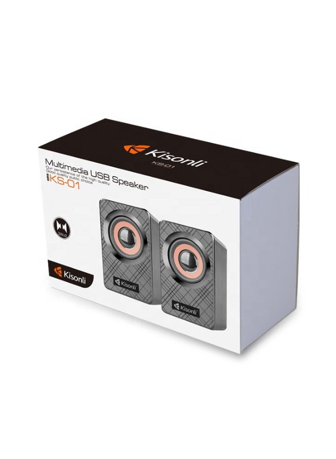 Kisonli Products Speakers Audio System Sound Kisonli Ks-01 Smart Mini Computer Speaker - Image 4