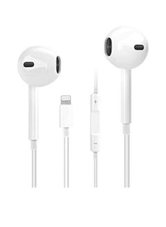 Wired Earphones For iPhone 7 8 Plus X XR XS MAX 11 12 Pro Max White