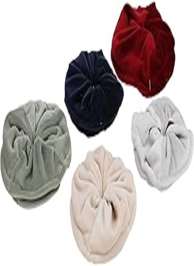 Chanaco Chanaco Velvet Hair Scrunchies Colorful Velvet Hair Ties Scrunchy Bobble Hair Bands Ponytail Holder, Assorted Colors 