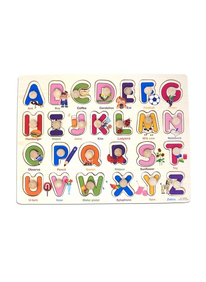 Parteet Kids Learning pad Doodle Magic Glow Pad(01092020) (Wooden_(ABC)) - Image 1