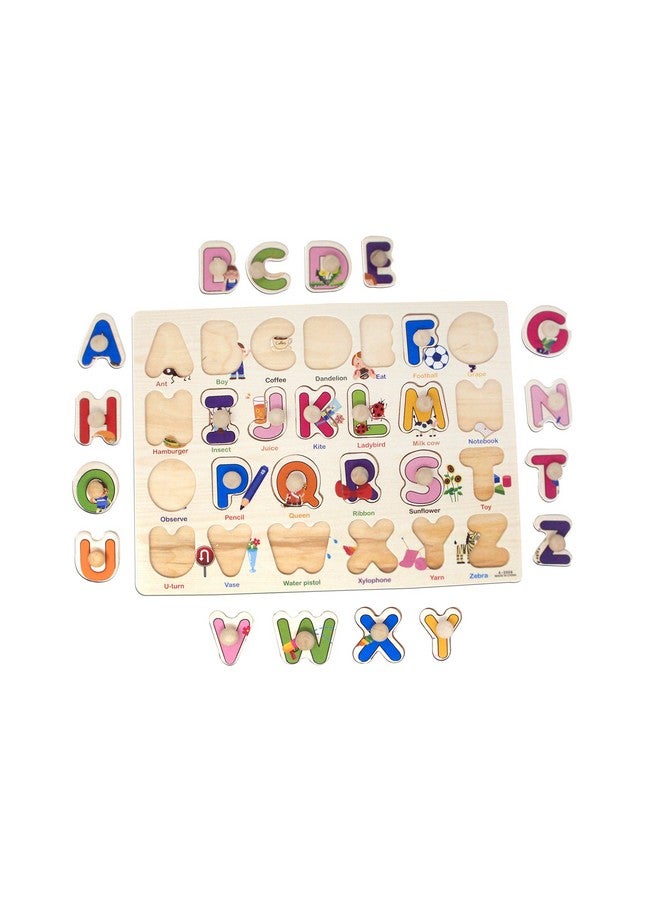 Parteet Kids Learning pad Doodle Magic Glow Pad(01092020) (Wooden_(ABC)) - Image 3