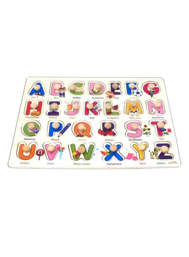 Parteet Kids Learning pad Doodle Magic Glow Pad(01092020) (Wooden_(ABC)) - Image 2