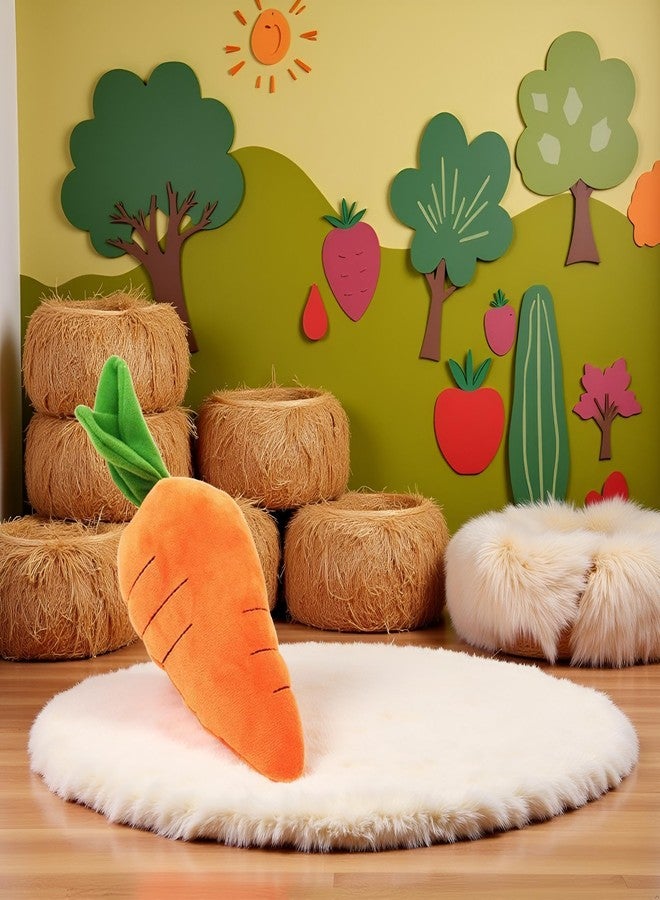 Qintreesify Carrot Shape Pet Plush Toy with Sound, Best Pet Supplies Crinkle Dog Toy for Small, Medium, and Large Breeds, Cute Carrot with Soft Squeaker, Bite-Resistant Soft Comfortable Dog Toys - Image 4