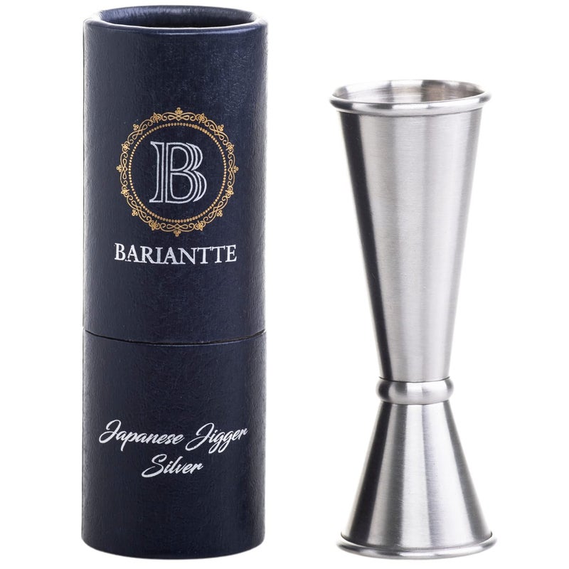 BARIANTTE Cocktail Jigger for Bartending 2 oz 1 oz Japanese Measuring Shot Glass  Rose Gold