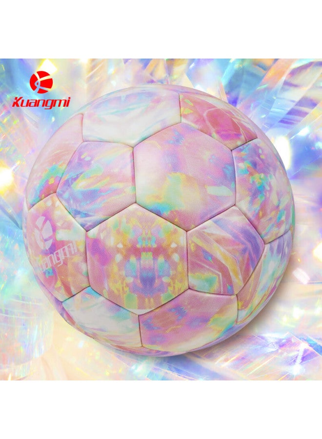 Kuangmi Soccer Diamond Tie-dye Ball For Students, Youth Size 5, Middle School Entrance Exam, Professional Compeion Training, Birthday Gift - Image 2