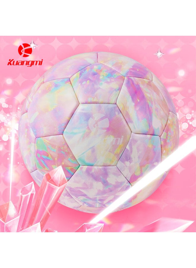 Kuangmi Soccer Diamond Tie-dye Ball For Students, Youth Size 5, Middle School Entrance Exam, Professional Compeion Training, Birthday Gift - Image 1