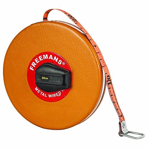 FREEMANS MT30 Metal Wire Top Line 30m Measuring Tape - Image 1