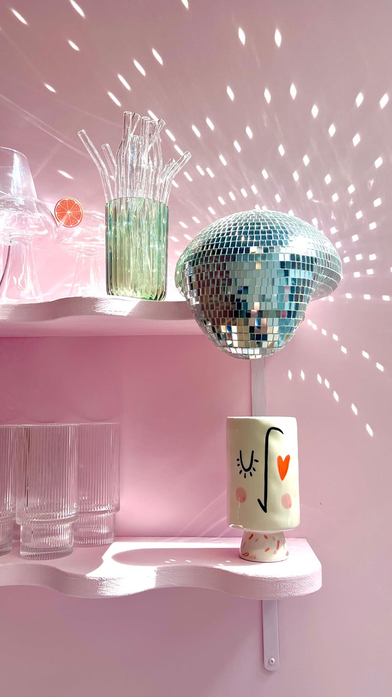 NPW Melted Disco Ball Home Decor (7.5″) – Holiday Christmas Gift for Her, Maximalist Party Decor & Stocking Stuffer - Image 2