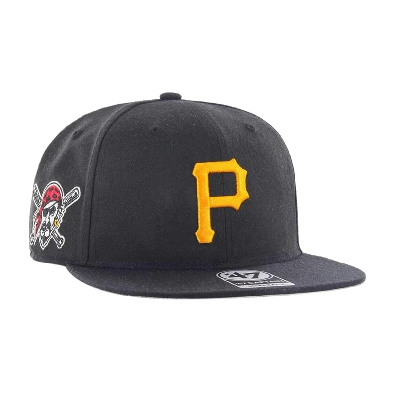 47 47 Brand Pittsburgh Pirates Sure Shot '47 Brand Captain Cap In Black
