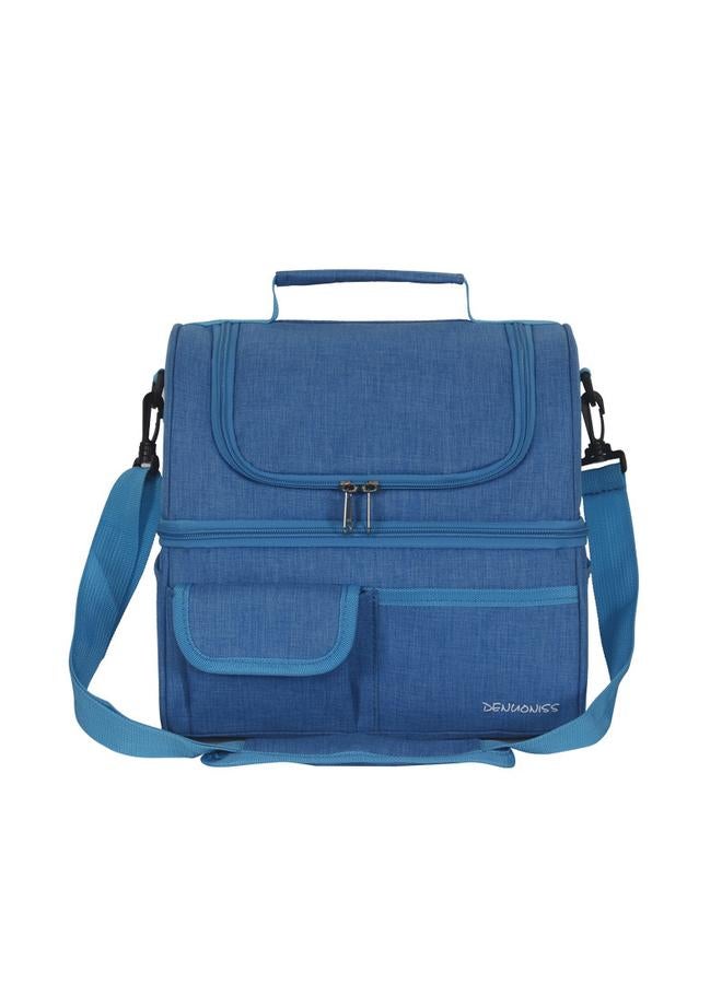 الأزرق جي دبليو حقيبة غداء مزدوجة مزدوجة مضادة للماء ، حقيبة غداء ، حقيبة غداء ، حقيبة غداء ، حقيبة ثلج - Image 1