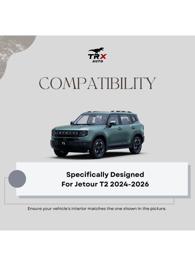 TRX AUTO Strong Magnetic Phone Holder (15.6 inch) screen for Jetour T1 2024-2026 | Strong Magnetic Lock | Multimedia Screen Fixed Bracket | Anti-Shake, A/C Vent Friendly - Image 3