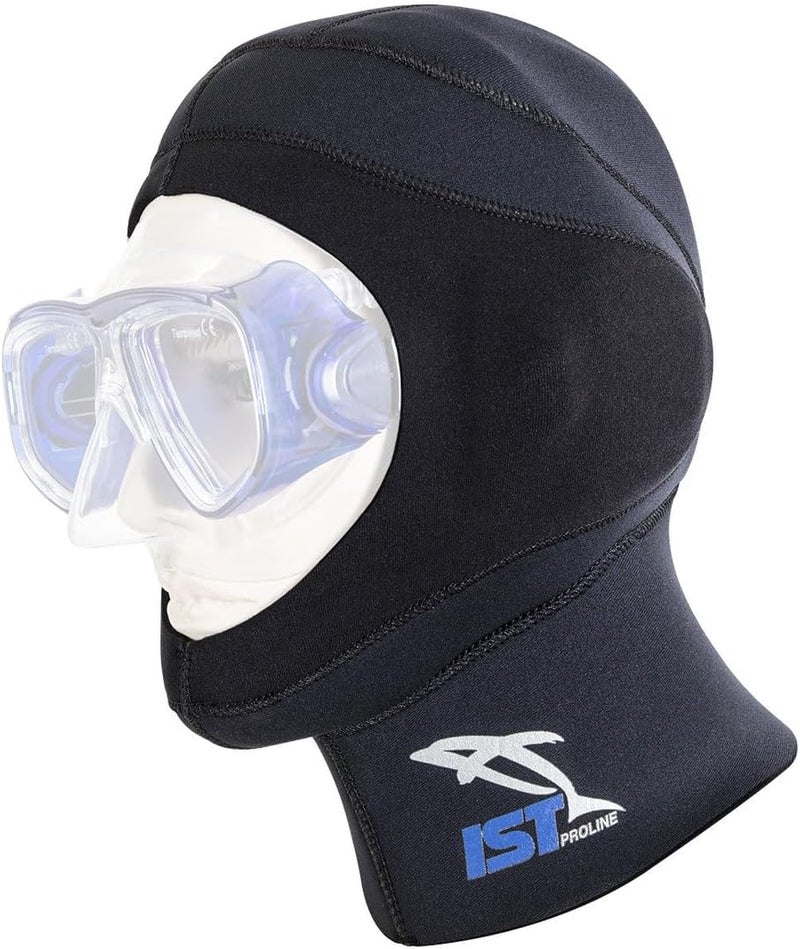 Ist HD-6 Dual Layer 5mm Neoprene Dive Hood, Use with ProEar Mask - Image 4