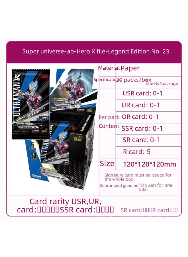 Authentic Ultraman Card Game Cards Touro Continent Naruto Shippuden Cards Table Game Toys Fast Delivery-Color:Card Game Sanrio 1 Yuan Full Box Of 36 Packs
