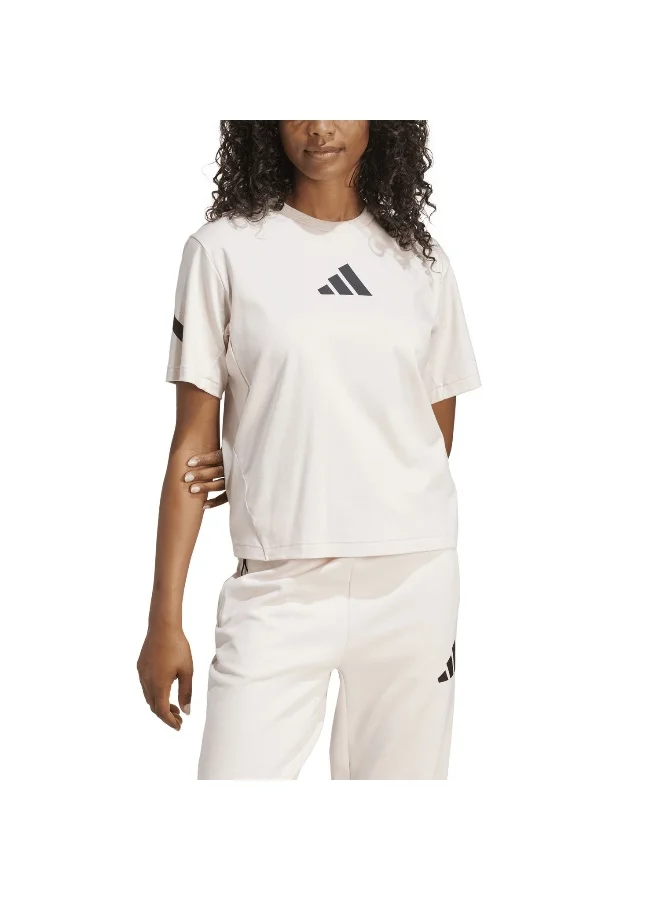 Adidas Adidas W Z.N.E. Tee Pink Training T-Shirts For Women Xs