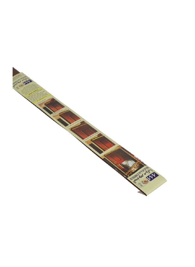 Mazaya Sturdy Rubber Easy Installation Door Bottom Brown 90 cm WST-R2-090BRN - Image 2