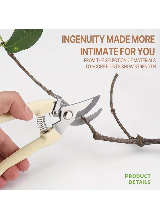 Stainless Steel Garden Pruning Shears Ergonomic Handle Labor Saving Design - Image 3