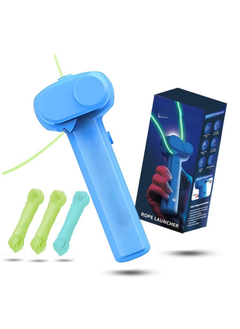Revolutionary Blue String Rope Launcher Loop Fidget Toy - Defy Gravity and Boost Imagination for Kids and Adults  - Image 1