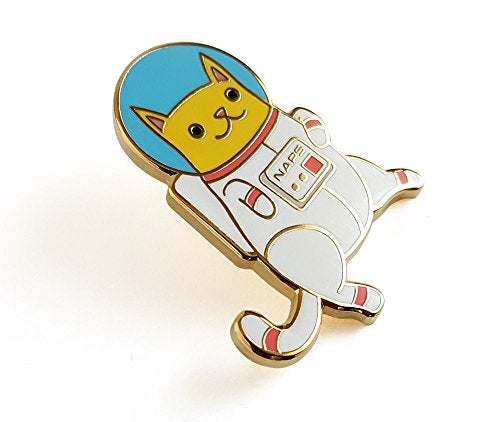 Pinsanity Astro Cat Enamel Lapel Pin - Image 2