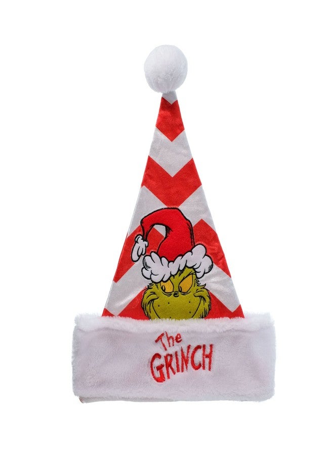 Wondapop Dr Seuss How the Grinch Stole Christmas Hat, 16" Santa Hat Party Costume or Holiday Decoration - Image 1