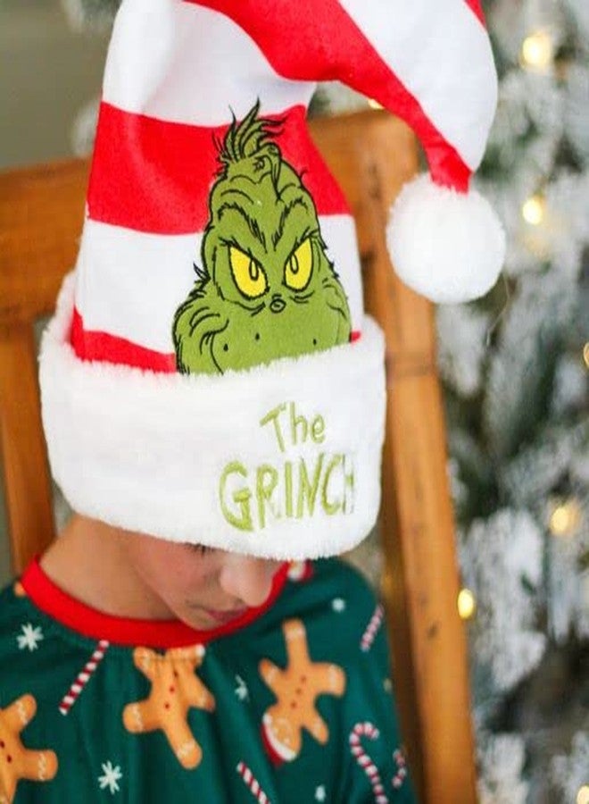 Wondapop Dr Seuss How the Grinch Stole Christmas Hat, 16" Santa Hat Party Costume or Holiday Decoration - Image 3