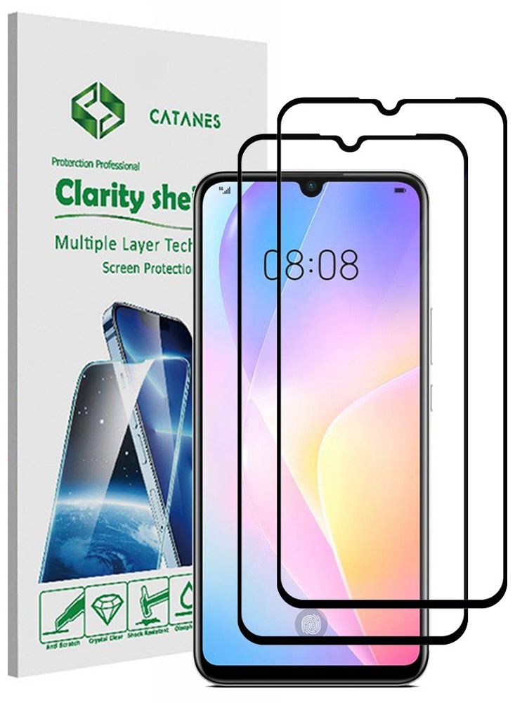 CATANES 2 Pack For Nova 8SE Screen Protector Tempered Glass Full Glue Back - Image 1