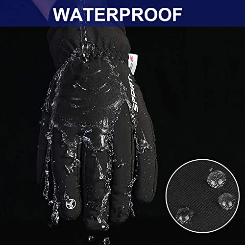 Xeitive Winter Touchscreen Gloves - Cold Weather Windproof Warm Thermal for Running Cycling Outdoor Activities for Men and Women - Image 4