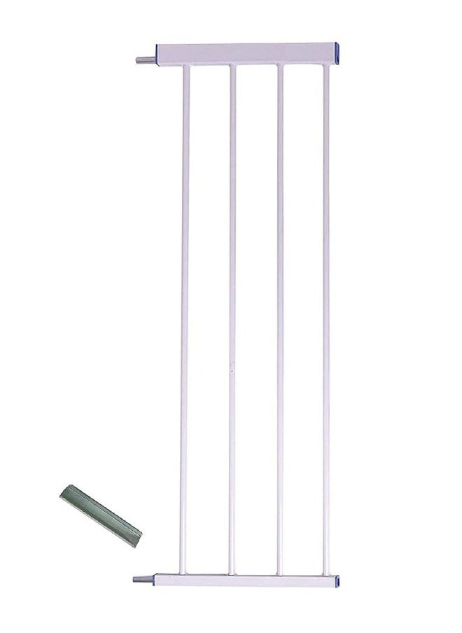 BAYBEE Baby Safety Gate Extension 30Cm Extra Tall Durable Baby Gate Extension Fence Barrier Dog Gate Child Baby Gate for Stairs Doorways Only Suitable for Baybee Safety Gates White  - Image 1