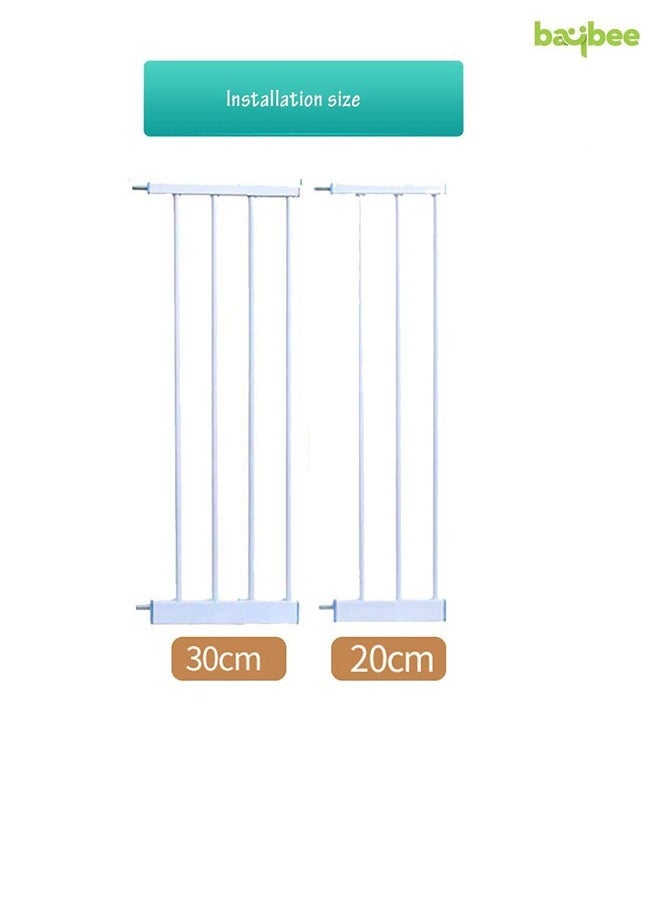 BAYBEE Baby Safety Gate Extension 30Cm Extra Tall Durable Baby Gate Extension Fence Barrier Dog Gate Child Baby Gate for Stairs Doorways Only Suitable for Baybee Safety Gates White  - Image 2