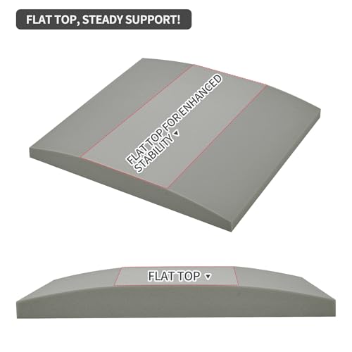 HAVARGO Couch Cushion Support High Density Foam 24X24X24 Inches Sofa Couch Supports for Sagging Cushions Light Grey 1Pc with Anti Slip Mesh Fabric - Image 3