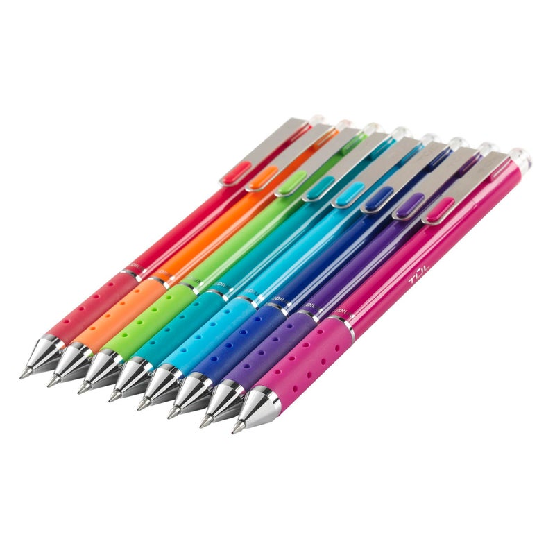 TULÂ® GL Series Retractable Gel Pens, Medium Point, 0.7 mm, Assorted Barrel Colors, Assorted Candy Ink Colors, Pack of 14 Pens - Image 3