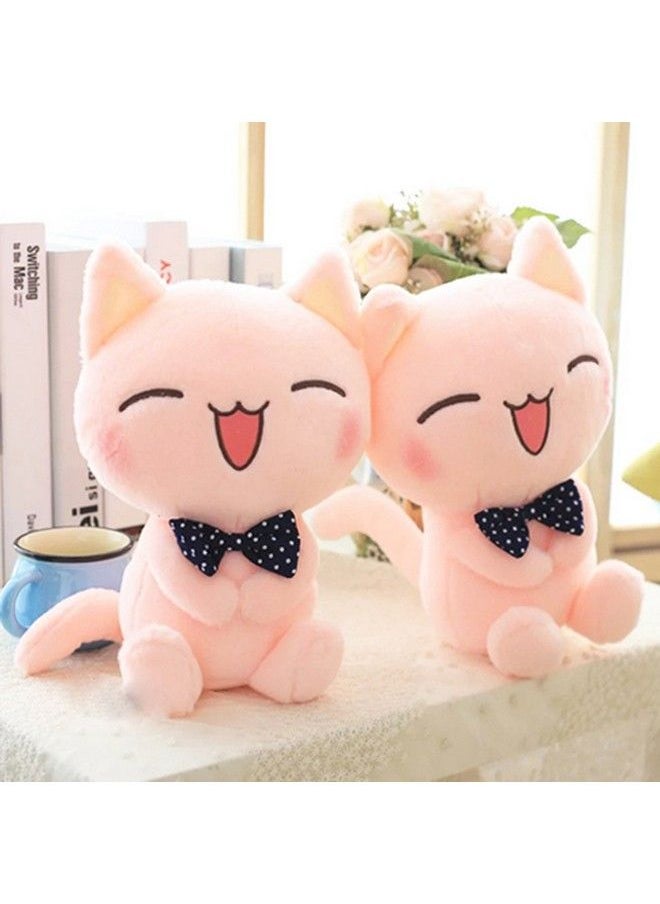 null - Cat Plush Cute Plushies, Pink Cat Plushie, Cat Stuffed Animals, Kawaii Plush Toys For Kids 11 Inch - Image 1