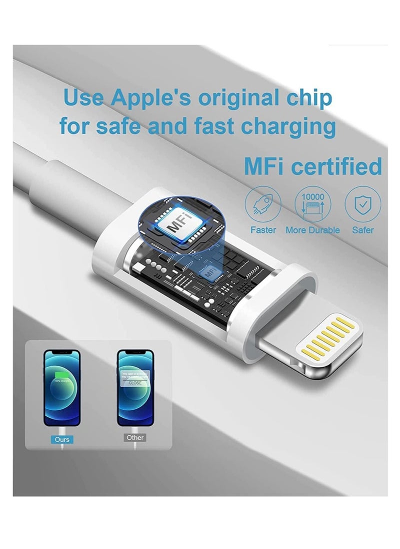 Generic - iPhone 20W Charger 【Apple MFi Certified】 USB C Plug Fast Charge and USB C to Lightning Cable 2M PD Power Adapter Compatible with iPhone 13 Pro Max 13 12 SE2020 11 XR XS Max X 8 Plus iPad Pro Air Mini - Image 1