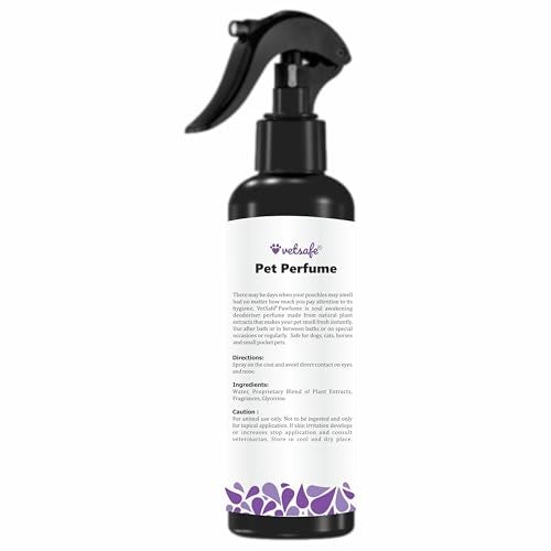 VetSafe Pet Perfume Spray 200 ml | Long-Lasting Mystic Scent | Odour Eliminator & Grooming Essential for Dogs & Cats - Image 2