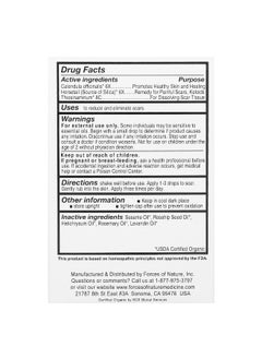 FORCES OF NATURE Forces of Nature, Scar, Organic Plant Medicine,  0.37 fl oz (11 ml)  - Image 2