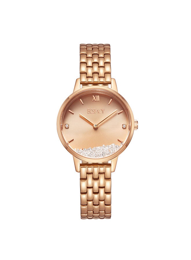 ECSTACY Women's Stainless Steel Analog Watch E23505-RBKK - 31x37.5 mm - Image 1