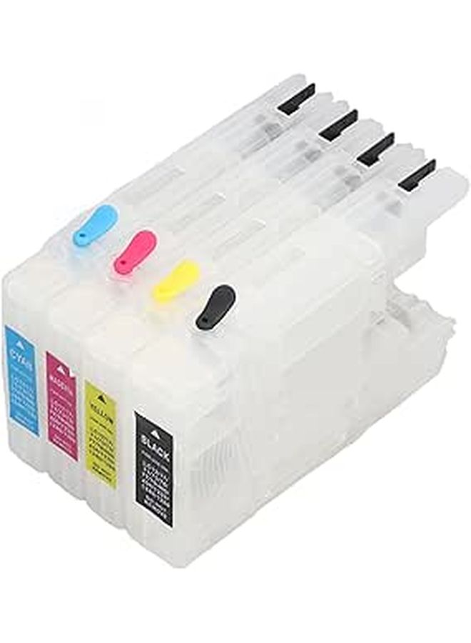 Compatible Ink Cartridges 4 Pack For MFC J6910CDW J6710CDW Refill Replacement Black Cyan Magenta Yellow Inkjet Printer Cartridge With Smooth Printing And Durable No Blockage - Image 1