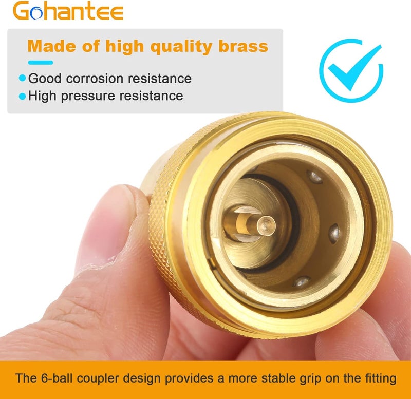 gohantee A/C R134a to R1234yf Conversion Kit - Quick Adapter for Air Conditioner Refrigerant System - Image 5