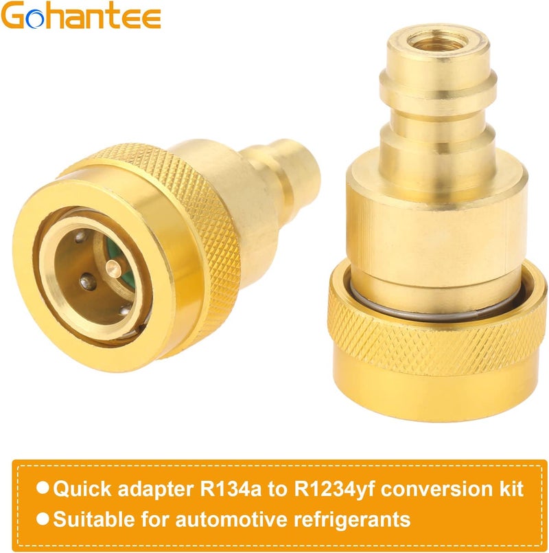 gohantee A/C R134a to R1234yf Conversion Kit - Quick Adapter for Air Conditioner Refrigerant System - Image 4
